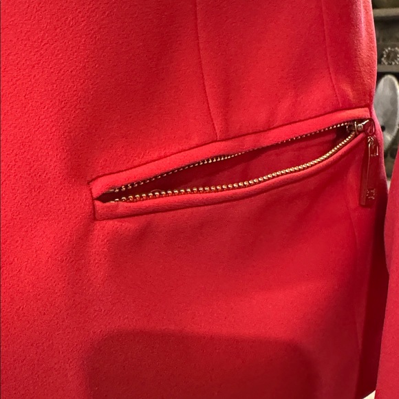 Ivanka Trump Vibrant Coral Blazer Size 4 Petite - Picture 7 of 8